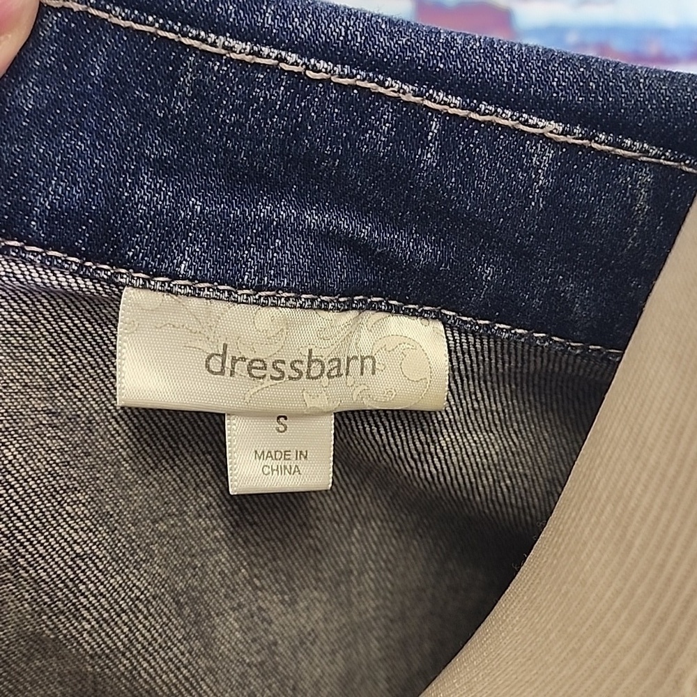Denim Dress Barn Jacket size S - Picture 5 of 6